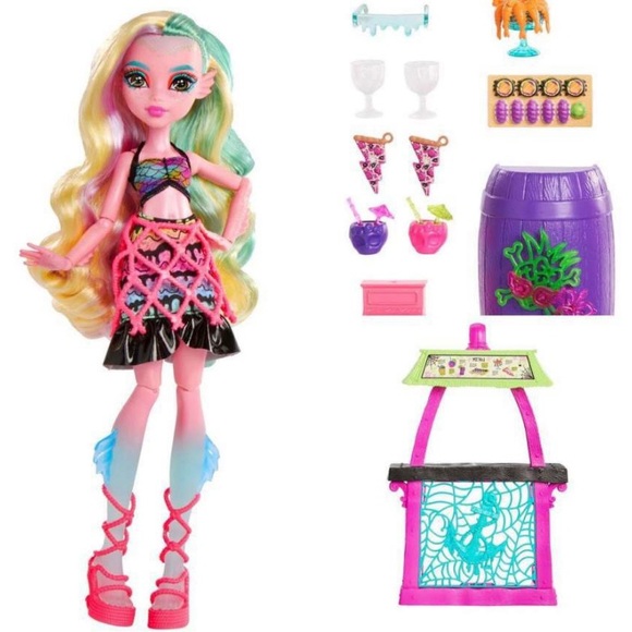 Monster High®: Scare-adise Island Lagoona Blue™ Snack Shack Playset-New - Picture 9 of 9